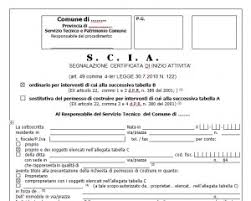 S.C.I.A. presso Sportello Unico Attività Produttive del comune