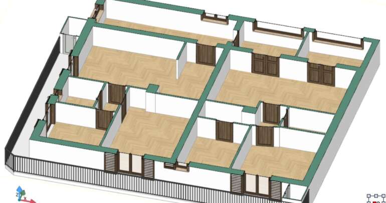 Frazionamento di un appartamento in due unità residenziali